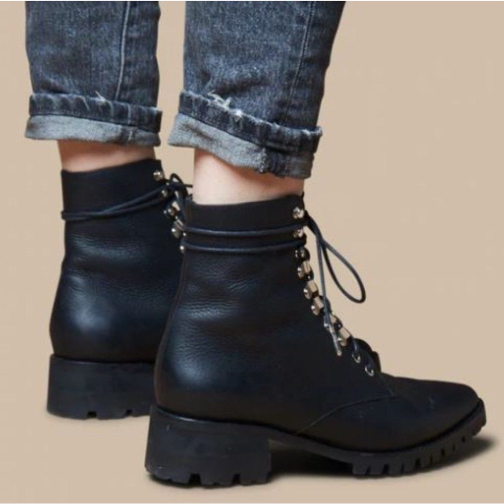 Breaking hearts & Burning rubber Combat Moto Boots - Picture 11 of 11